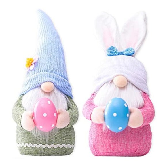 Easter Egg Hand Gnomes Faceless Holding Plush Toy - Picture 3 of 8